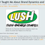 Lush blog