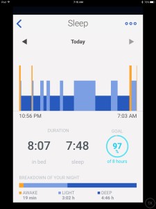 Thanks, Heathmate App from Withings!